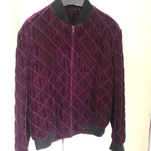 SAINT LAURENT PURPLE VELVET MENS JACKET (52)